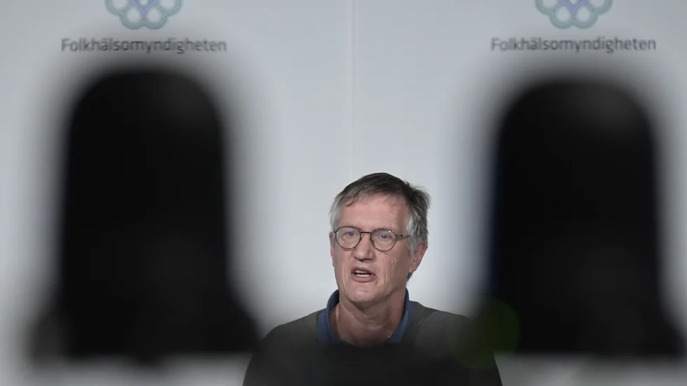 Anders Tegnell, statsepidemiolog vid Folkhälsomyndigeten. Arkivbild.