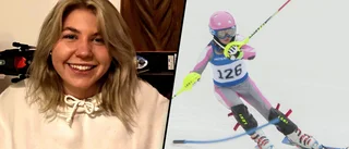 Majken på bar backe i stället för skidkul höst