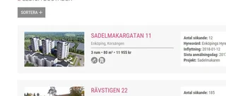 Man måste söka aktivt i bostadskön