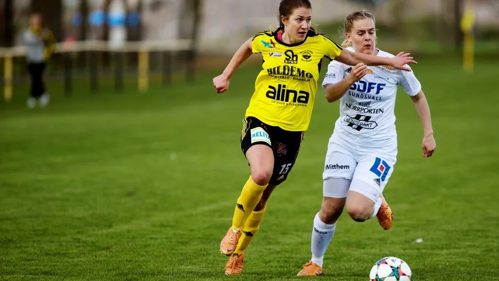 Gusks Sanna Öhlund under en tidigare match.