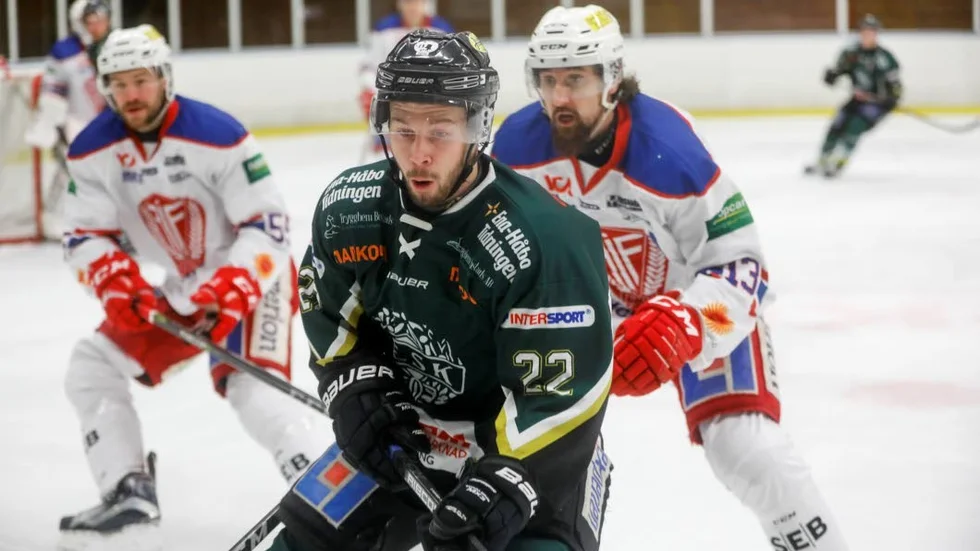 Lån. Wincent Blomdahl var ett välkommet tillskot i ESK under fortsättningsserien.
