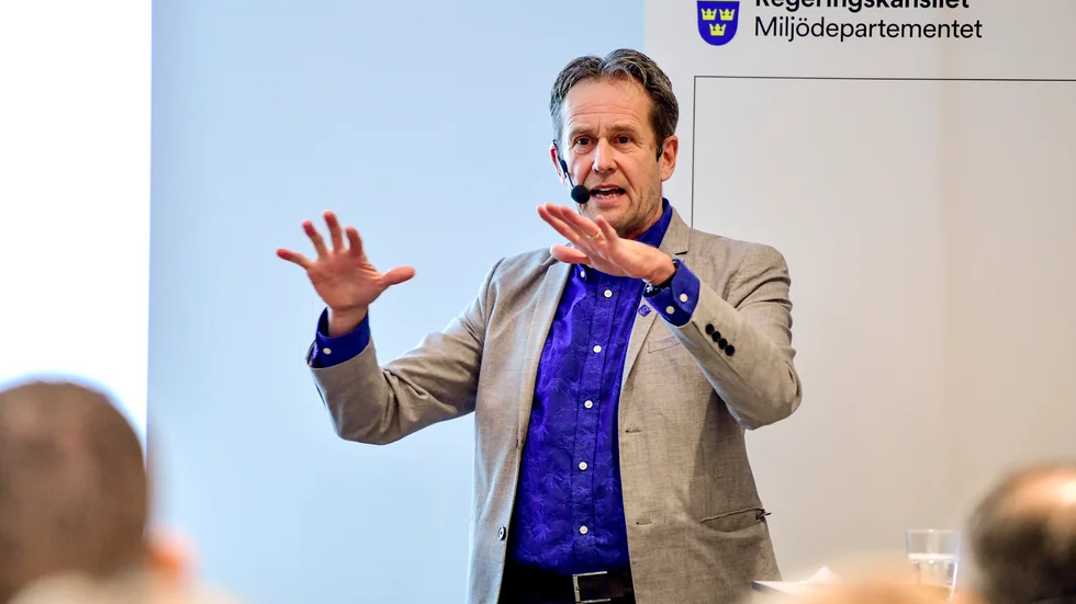 Svante Axelsson, nationell samordnare för klimatinitiativet Fossilfritt Sverige. Arkivbild.