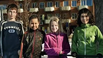 Fyrorna Fredrik Munters, Louise Hansson Myrefelt, Amanda Ortez Batista och Natalie Tesfamicael skulle gärna gå till en fritidsklubb någon gång i veckan.