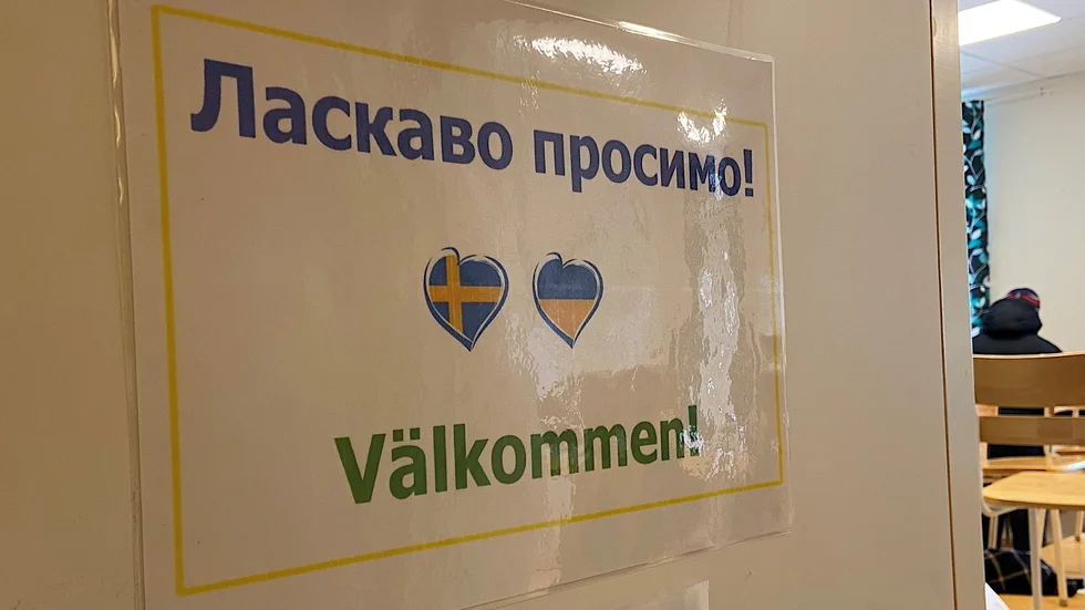 Ukrainska barn som flytt kriget behöver hjälp av gode män. 