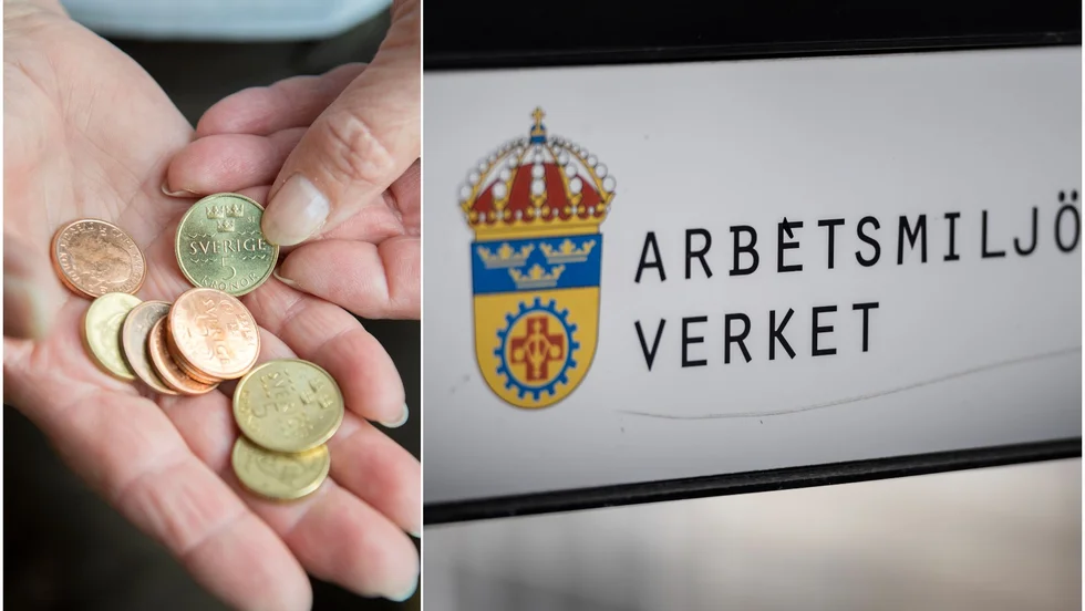 När mynttornet låste sig fick kontantkunderna frispel. De skrek könsord till kassörskan och gick loss på den krånglande automaten.
