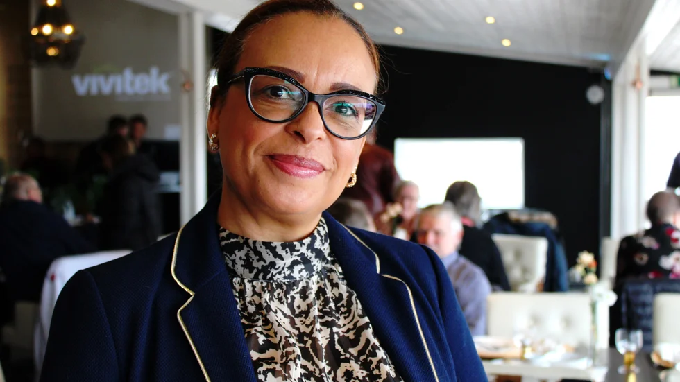 Elaine Sanches är verksamhetschef för kvinnojouren i Vimmerby och Hultsfred. "Vi vill jobba för att verkligen ha en stark organisation med stor kompetens för att kunna bekämpa våldet mot kvinnor", säger hon.