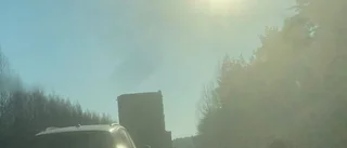 Väg 55 stängdes av helt efter olycka