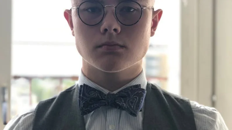 17-årige Rasmus Häggkvist går andra året på Rymdgymnasiet i Kiruna, men har redan siktet inställt på drömjobbet i forskningsvärlden.