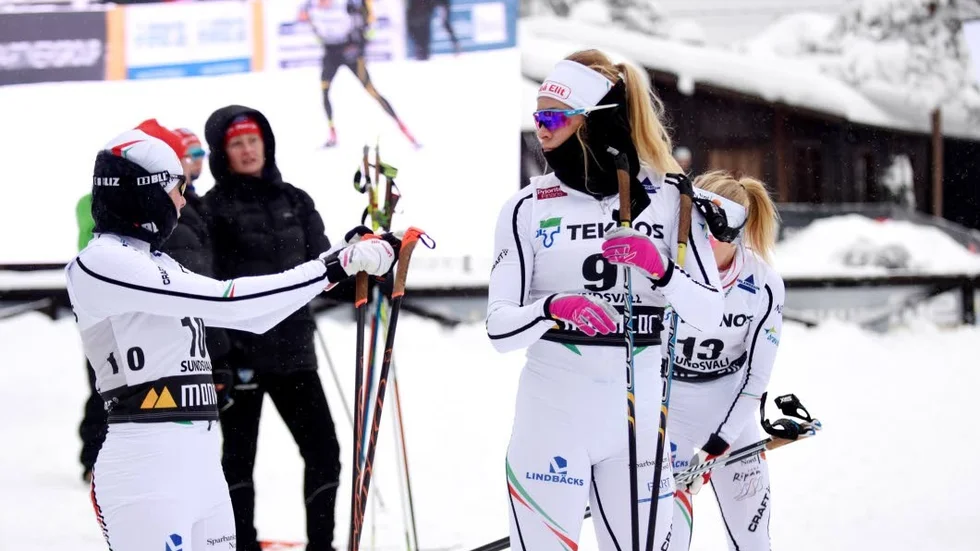 Mia Eriksson, Jennie Öberg och Lisa Vinsa, Piteå Elit.