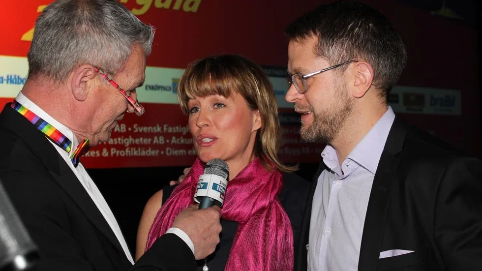 Vilka blir årets vinnare? 2015 var det IT-företagarna Anna och Peter Johnson som intervjuades på scenen företagarprofilen Arne Wåhlstedt.