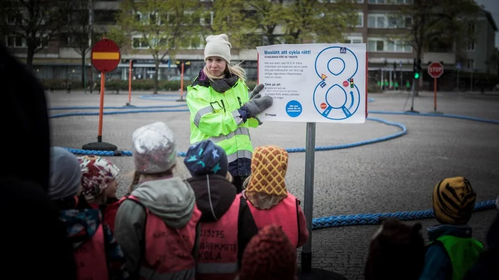 Trafikplanerare Gunilla Englund berättar om trafiksäkerhet