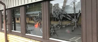Skola vandaliserades