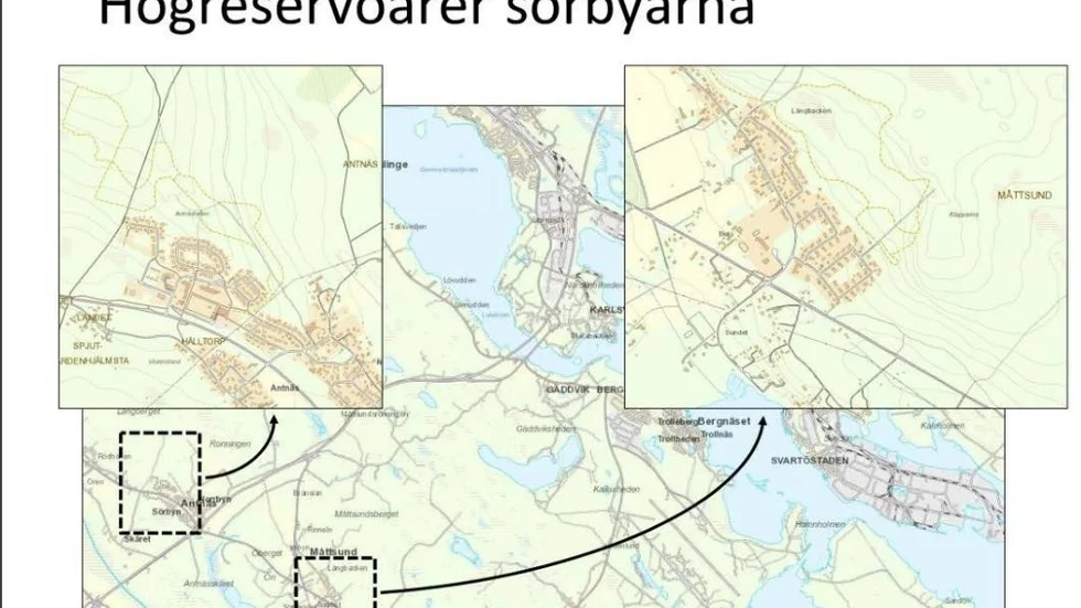 Antnäs och Måttsund ska få varsitt vattentorn för att säkra vattenleveranserna till Sörbyarna.
