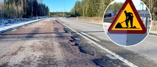 Nu ska potthålen på 56:an lagas – se upp i trafiken: "Viktigt att man tar det lugnt"