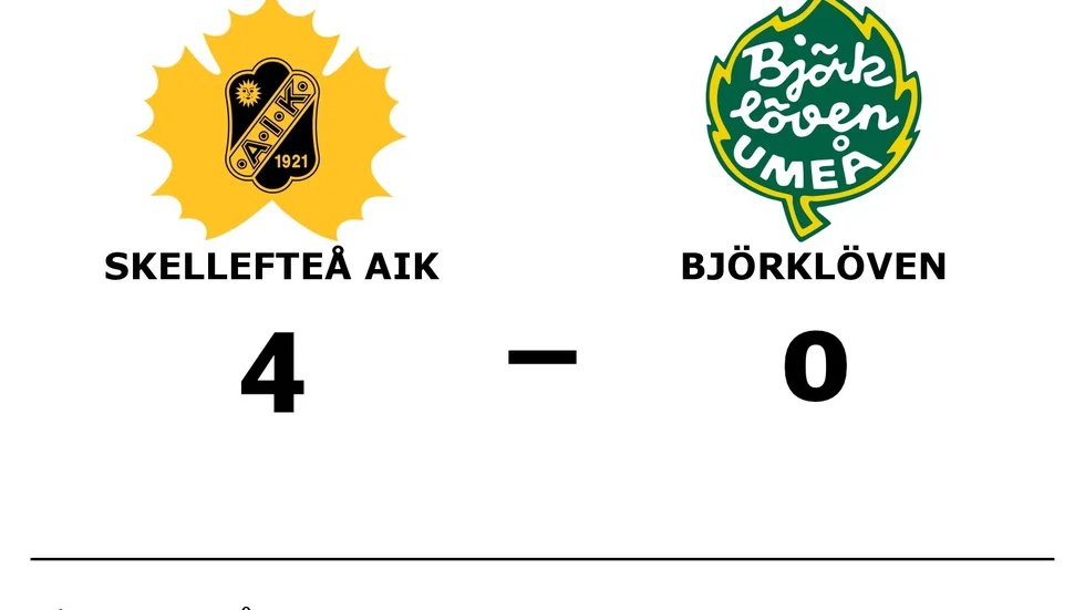 Skellefteå AIK vann mot IF Björklöven