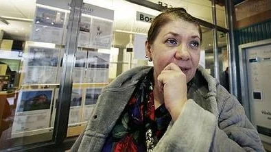 Marina Hutter har en del av sitt sparande på börsen genom sina pensionsfonder. Ändå är hon inte särskilt intresserad av de senste dagarnas turbulens.