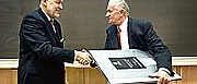 Lennart Nilsson tackades för sin bildkonst