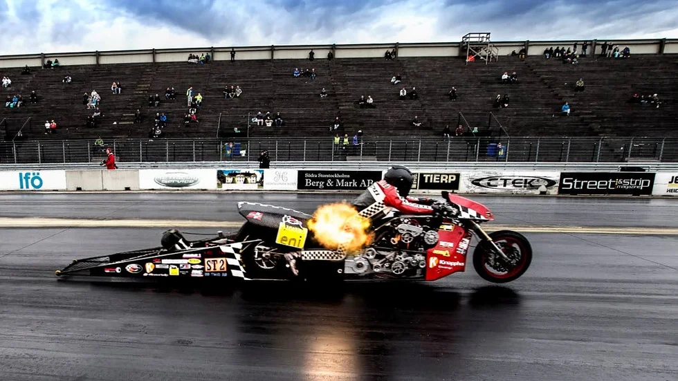 Tierp laddar för en ny EM-tävling i dragracing.
