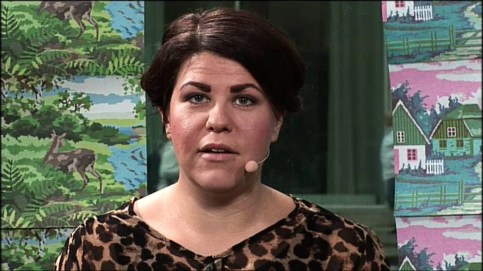 Karin Kajjan Andersson, programledare för Helgkajjan.