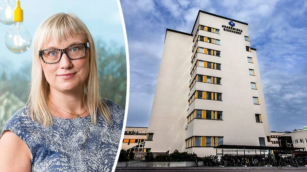 Malin Sjöberg Högrell (L) är ordförande i sjukhusstyrelsen.
