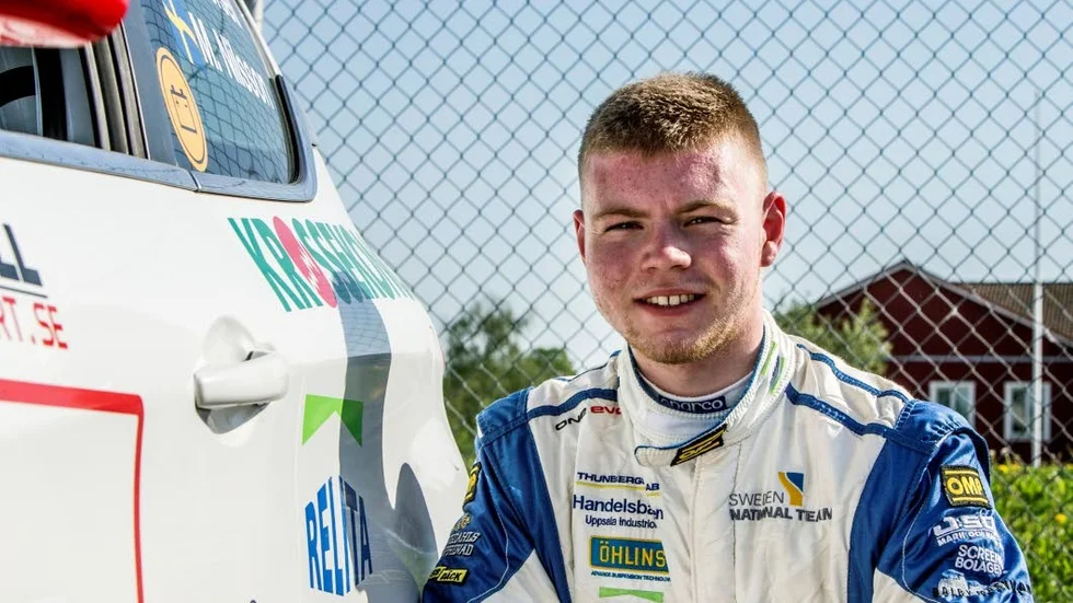 Slutar. Gustav Thorsell lämnar rallytävlandet för studieboken.