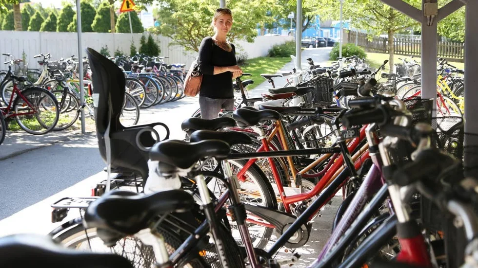 Väljer cykeln. Allt fler väljer att cykla till jobbet och Norrbotten slår Stockholm med råge.