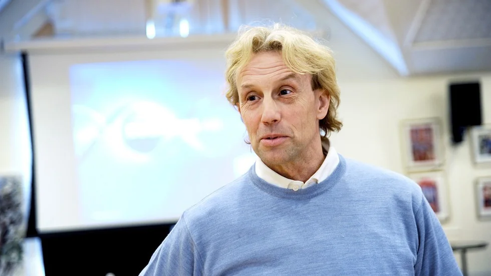 Turnén i full gång. "Det är jätteroligt att åka runt och träffa företagare från alla möjliga branscher", säger Lars-Åke Isaksson, affärsutvecklare på LTU Business AB.