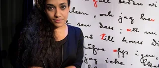 Den enda "svartskallen" på poesifestivalen