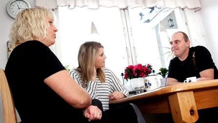 Anna Sjölander, Elin Jansson och Fredrik Jansson.