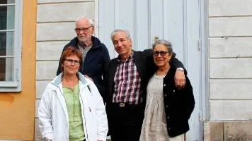 Margareta Widén Berggren, Mats Flood, Paul Sandberg och Awiwa Keller.