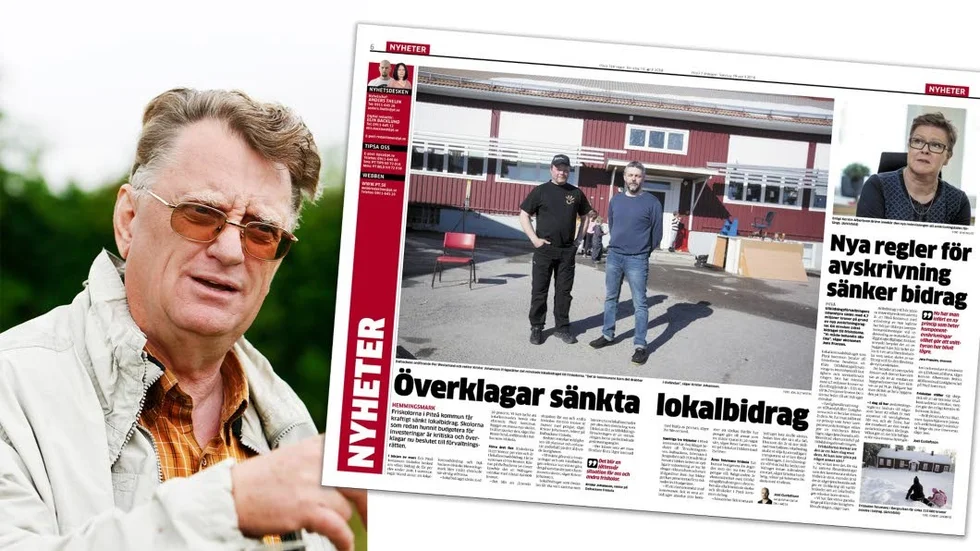 Lars-Erick Forsgren (SLP) tycker att socialdemokraterna motarbetar glesbygden genom att försvåra och lägga ner. (Arkivbild)