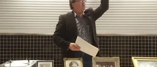 Ronny Lindström underhöll på träff