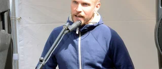 Fredrik twittrar för Sverige från Arjeplog