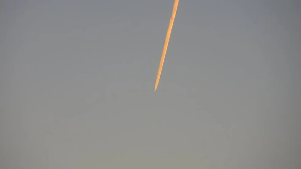 Fenomenet rörde sig sakta över himlen mot Älvsbyn och försvann i horisonten. ?