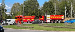 Trafikolycka i centrala Linköping – moped har kört omkull