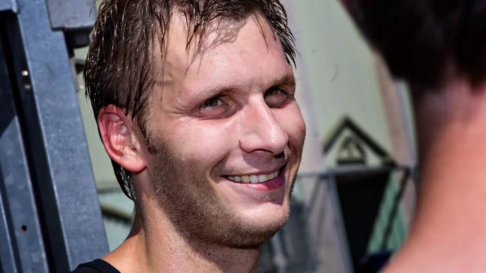 Djordje Mrdjanin är den mer rutinerade av de två.  Foto: Jonas Tetzslaff