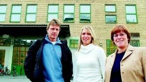 Profilerar på idrott. Thomas Westerberg, från vänster, Linda Blom och Eva Werkelin ligger bakom Kunskapsgymnasiet nya projekt med profilering på idrottsklass.