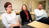 Erik Hedkrok, Ann Nordin, Amanda Herrmann och Mikael Lundberg på Ängslyckeskolan.
FOTO: TITTI OLOVSSON