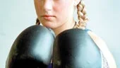 Frida Wallberg från Åtvidaberg boxas i De Geer-hallen den 13 januari. Då arrangeras en boxningslandskamp mellan Sverige och Frankrike.
FOTO: PRESSENS BILD