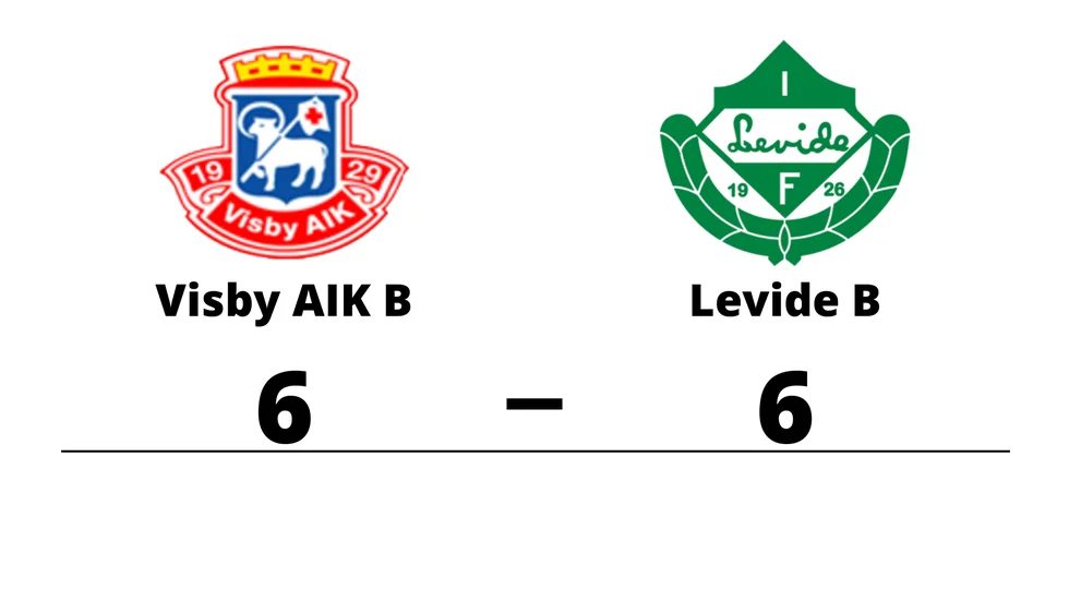 Visby AIK B spelade lika mot Levide IF B