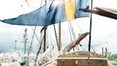 I Norrköpings hamn finns nu skepp från olika tider. Skeppet Hjorten är byggd efter en ritning från 1600-talet.
FOTO: NICLAS SANDBERG