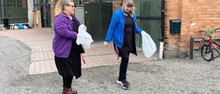 Skräp plockades upp runt Perrongen: "Inte medveten om hur mycket skräp det finns"