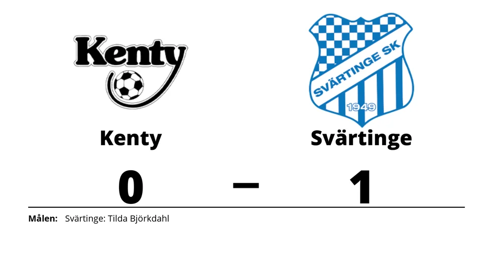 BK Kenty förlorade mot Svärtinge SK