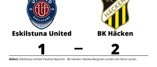 Paulina Nyström enda målskytt när Eskilstuna United föll