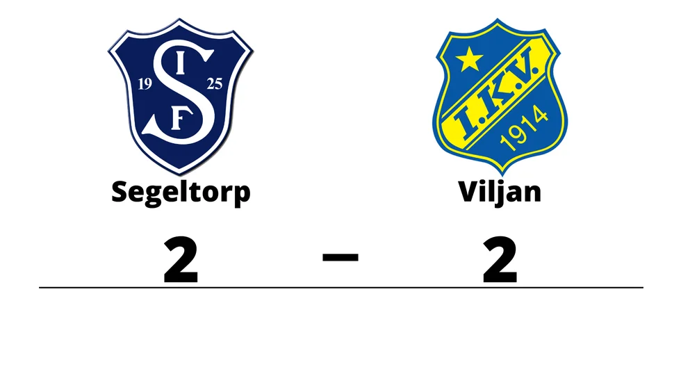 Segeltorps IF spelade lika mot IK Viljan Strängnäs