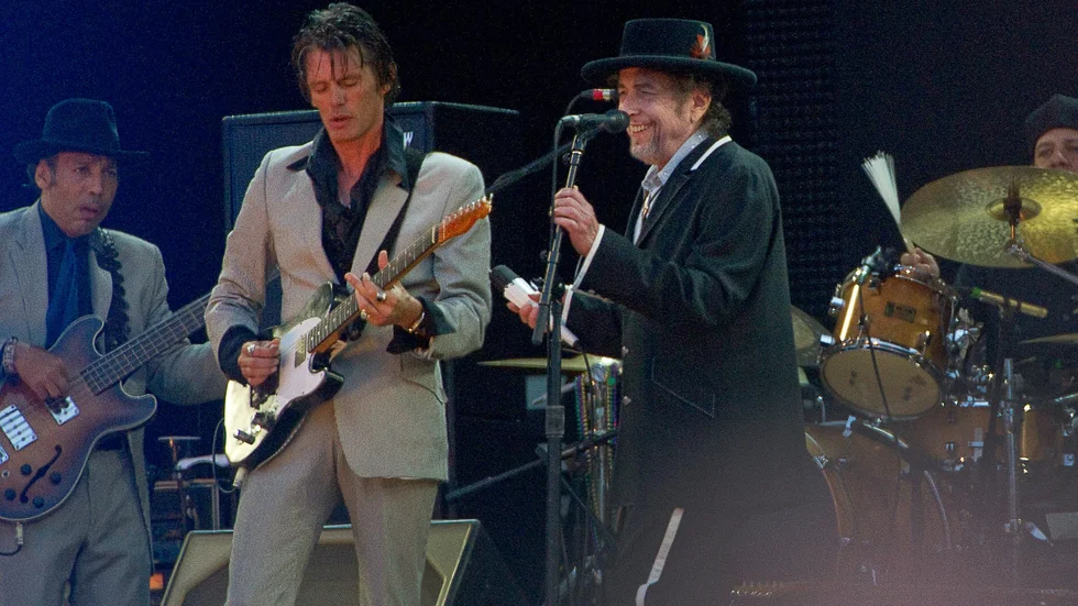 Bob Dylan på Peace and Love i Borlänge 2011.