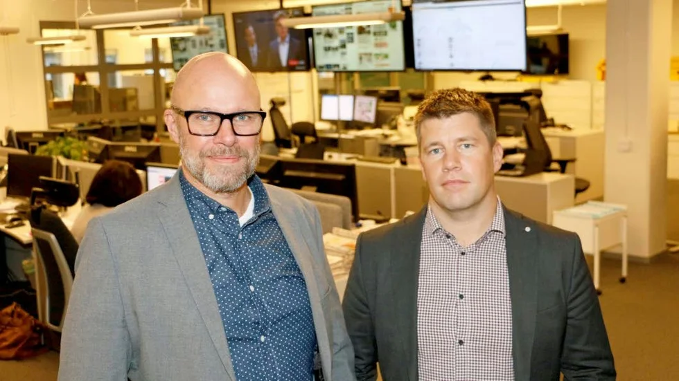 Nya uppdrag. Bengt Larsson blir chefredaktör för Piteå-Tidningen och Sebastian Sandsten blir vd.