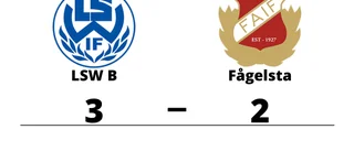 Seger för LSW B i toppmötet med Fågelsta