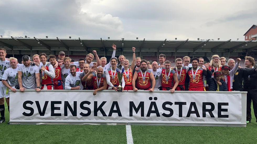 Regerande svenska mästarna Uppsala 86ers säkrade sitt åttonde SM-guld i flaggfotboll.
