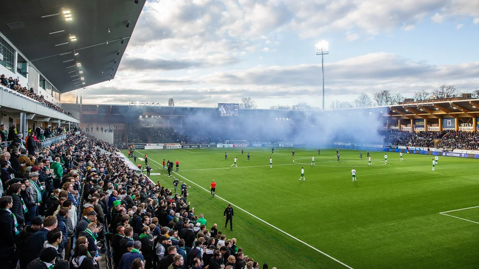 Vy över Studentrnas när Sirius mötte Hammarby.
